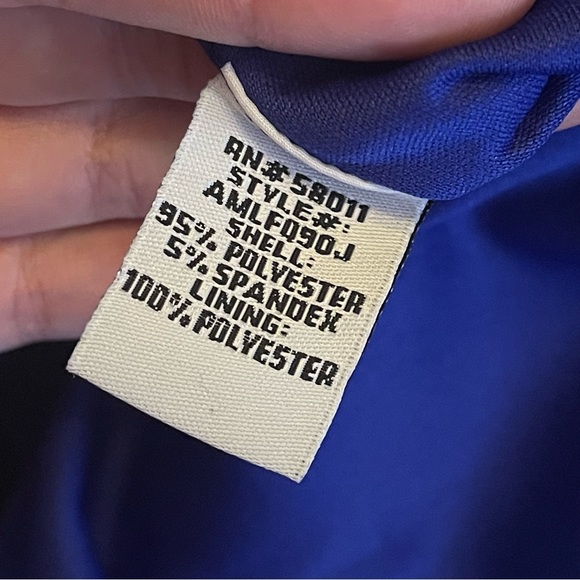 Signature by sangria royal blue dress 14 - Picture 8 of 15